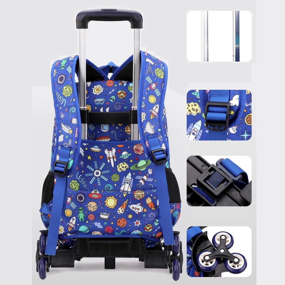 Primary School Students Children's Trolley Backpack for Grades 3 To 6 ZRY8007