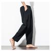 Shang Loose Trousers Men's Plus Fat Plus Size Cotton and Linen Casual Pants Chinese Style Harem Pants Foreign Trade