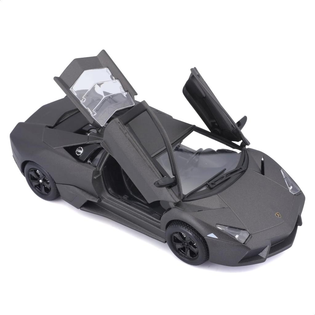 Bburago 1/24 Scale Lamborghini Reventon Matte Gray / Diecast Model Car, Finished Product, 18-21041 GY