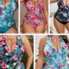 European & American Plus Size Backless High-Waisted Lace-Up Bikini