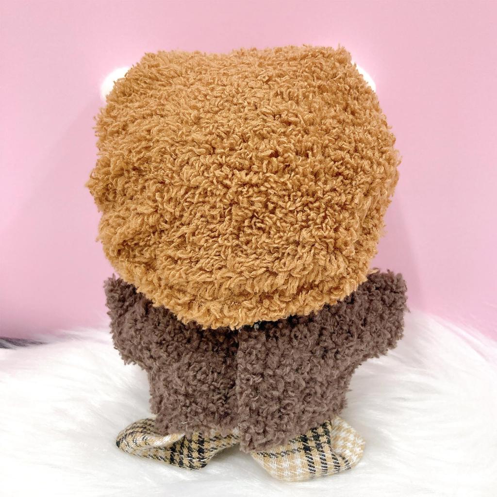 10cm Plush Toy Fluffy Latte Color Coordination Set, Brown, Plush Clothes, Kigurumi Accessories, Otaku Activities, Doll Mascot, K-Pop Doll Costume