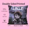 Anime E-Experiments L-Lain Pillow Case Comfort Sofa Bed Silky Elegant Invisible Zipper Custom Decorative Cushion Cover