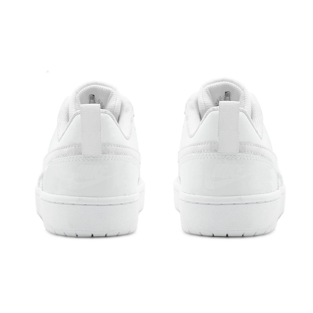 Nike Court Borough 2 HEY Joke Bear Artificial Leather Lightweight And Breathable Low Top Skateboard Shoes Unisex BQ5448-100(Team1825- )