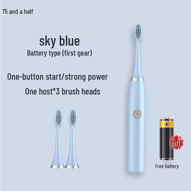 

Rechargeable Electric Toothbrush for Kids (Ages 3-12) - Replaceable Head, Whole Body Washable, Gift-Ready.