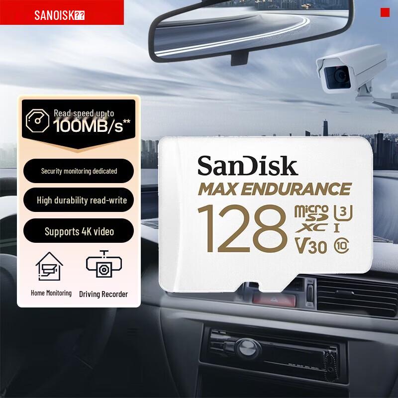 SanDisk High Endurance 128GB MicroSD Card