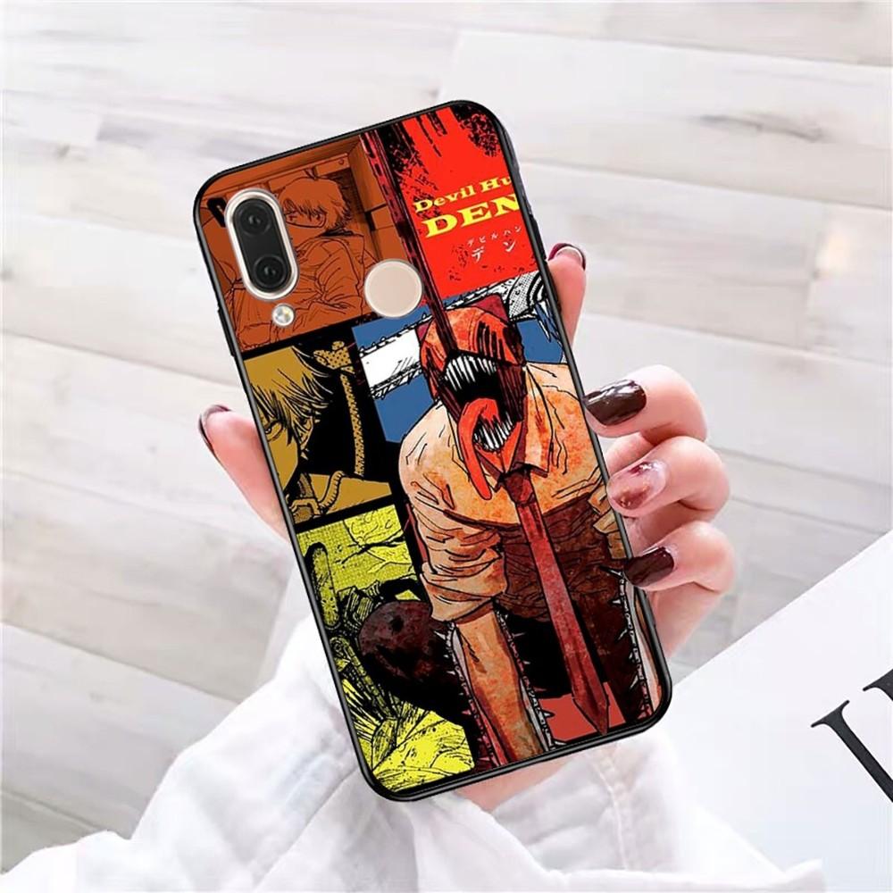 Chainsaw Man Phone Case For Redmi 5 6 7 8 9 10 Plus Pro 6 7 8 9 A GO K20 K30 K40 Pro Plus F3 Fundas