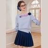Bailuyu Women's Floral Off-Shoulder Long Sleeve Sweatshirt
