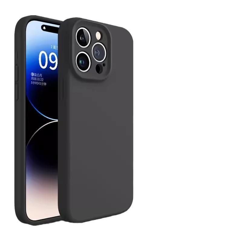 Solid silicone Apple 16Promax mobile phone case all-inclusive iPhone16 anti-drop protective case, airbag anti-fingerprint.
