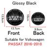 New 2026 For VW Passat B8 2016 2017 2018 Logo Car Badge Hood Front Grille Rear Trunk Emblem Decoration Accessories Replacement Parts zs0