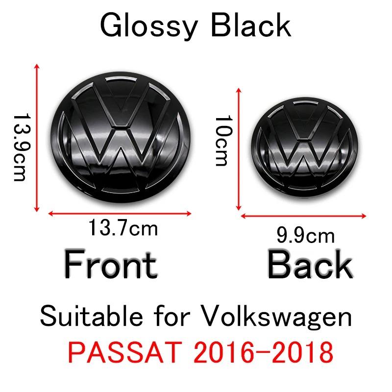 New 2026 For VW Passat B8 2016 2017 2018 Logo Car Badge Hood Front Grille Rear Trunk Emblem Decoration Accessories Replacement Parts zs0