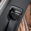 ABS Carbon Fiber Texture/Chrome Car Seat Safety Belt Cover Trim For Mercedes Benz B CLA GLA Class W117 C117 W246