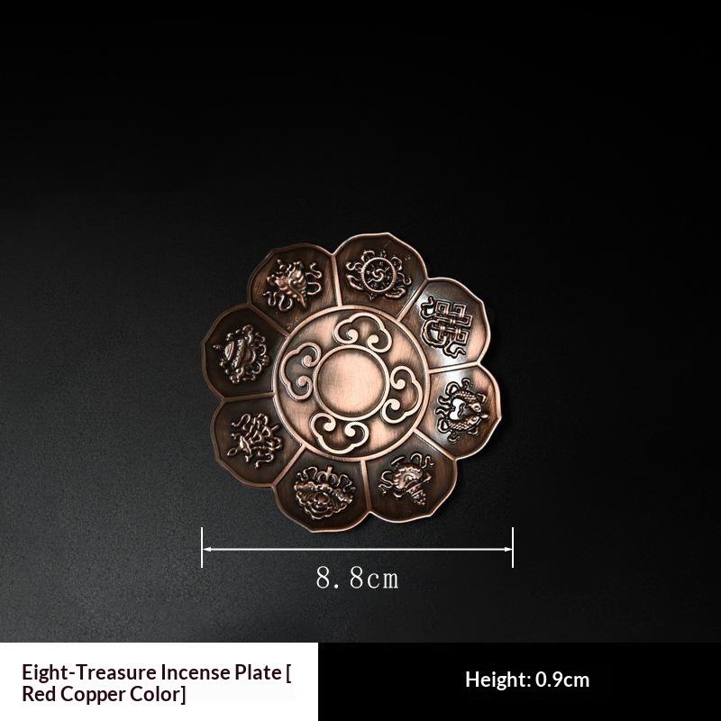 1Pcs Portable Incense Burner Multi Purpose Water Drop Shape Brass Incense Holder Home Office Teahouse Zen Ornament Supplies