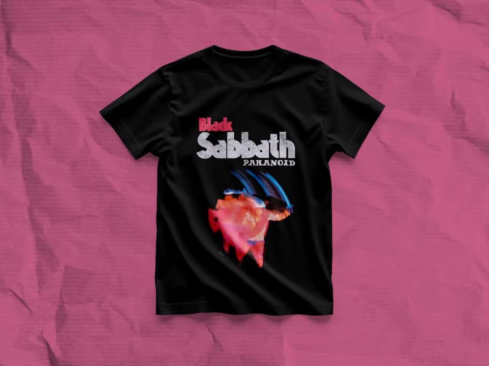 2025 Black Sabbath Aston Villa Rückseite Die Letzte Show Bedrucktes Kurzarm Sommer Baumwolle Rundhals T-Shirt Locker Herren Damen Druck