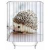 Musife Custom Animals Hedgehog Shower Curtain Cartoon Waterproof Polyester Fabric Bathroom With Hooks Diy Home Decor
