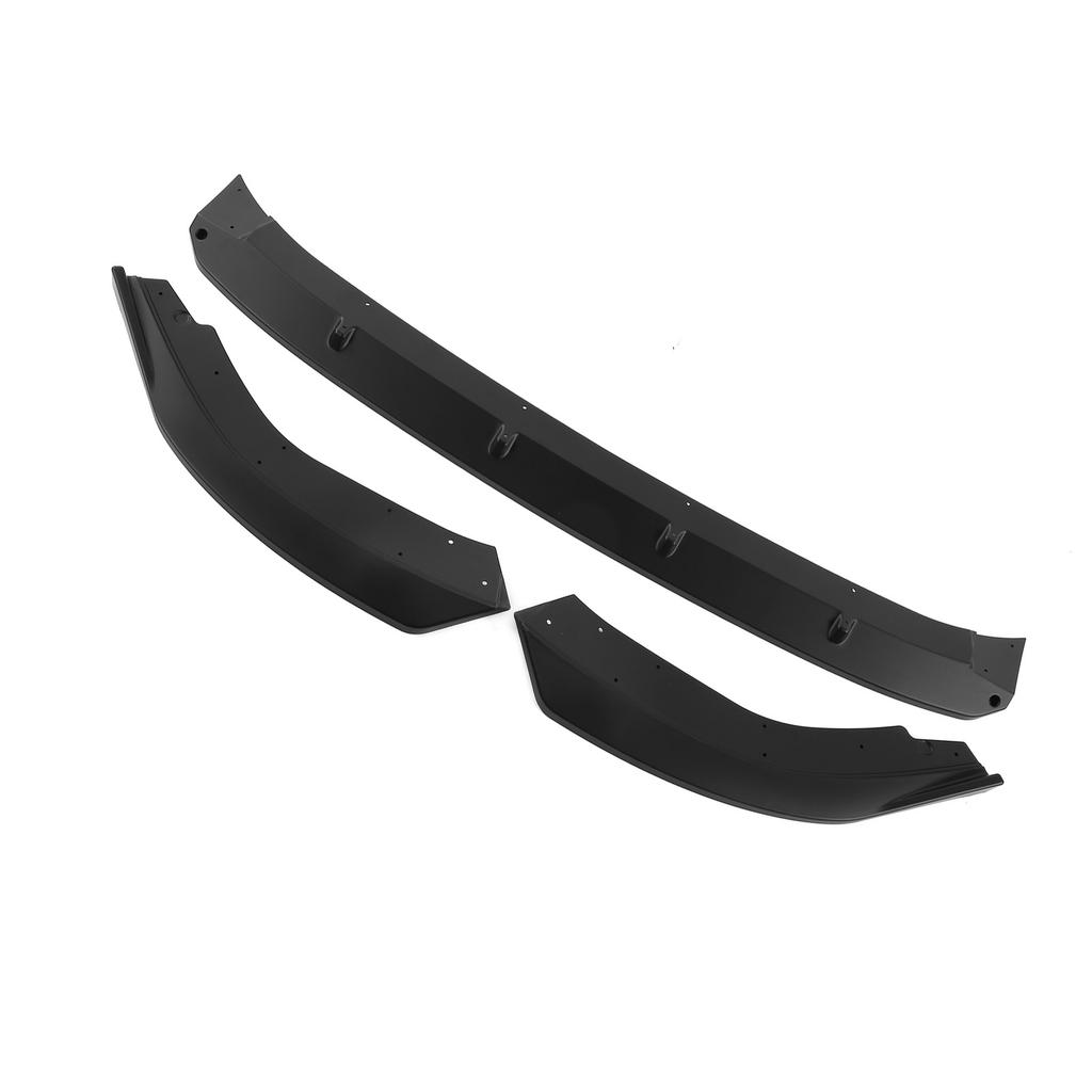 K SEEK DESIGN 3pcs Front Bumper Splitter Lip Spoiler Modification Fit for MK8 2021+(Matte Black )