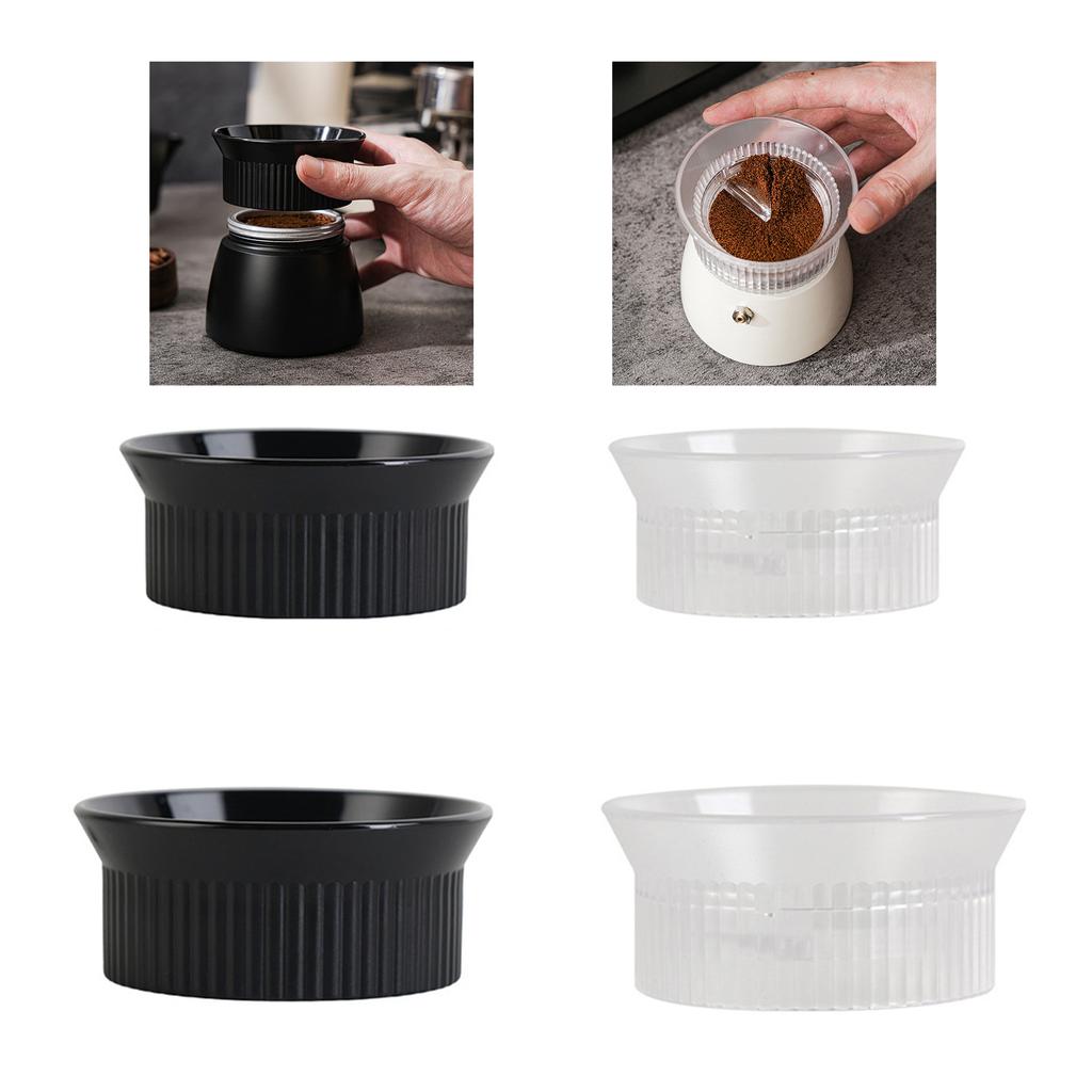 Coffee Tamper Coffee Accessories Dosing Funnel Coffee Machine Adapter Rings Plastic Material Coffee Dosing Rings