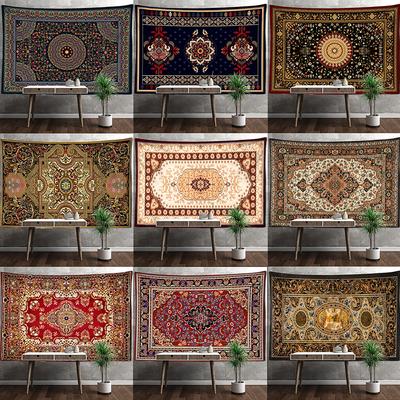 Retro Mandala Tapestry Wall Hanging Bohemian Style Psychedelic Witchcraft Tapiz Hippie  Bedroom CarpetHome Decor