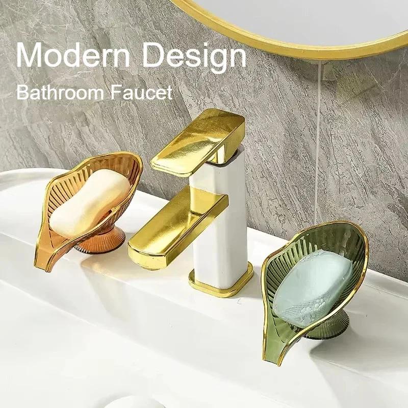 WashBasin Faucets Single Handle Hot and Cold Mixer Tap Deck Mounted Stainless Steel Bathroom Tap Household Modern Toilet Faucet