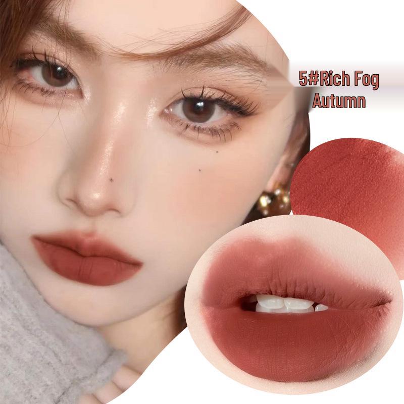 XiXi Dusk Cloud: Pigmented Matte Lip Mud with Silky Texture - Easy Application, Whitening Effect, Enhances Complexion for Students 1.8g