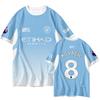 Manchester City ''-2027 Heim-/Auswärts-Trikot Herren Schnelltrocknendes Kurzarm-Fußball-T-Shirt Lockerer Sitz Atmungsaktives Performance-T-Shirt