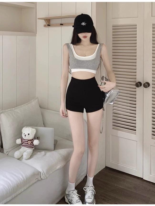 Lisa High-Waisted Sexy Heels Super Short Pants - 2024 Summer Jazz Collection for Girls