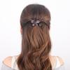 4PCS Butterfly Hair Barrettes with Rhinestones Decors for Women Girl Comfortable Wear Hair Clip for Various Hairstyles