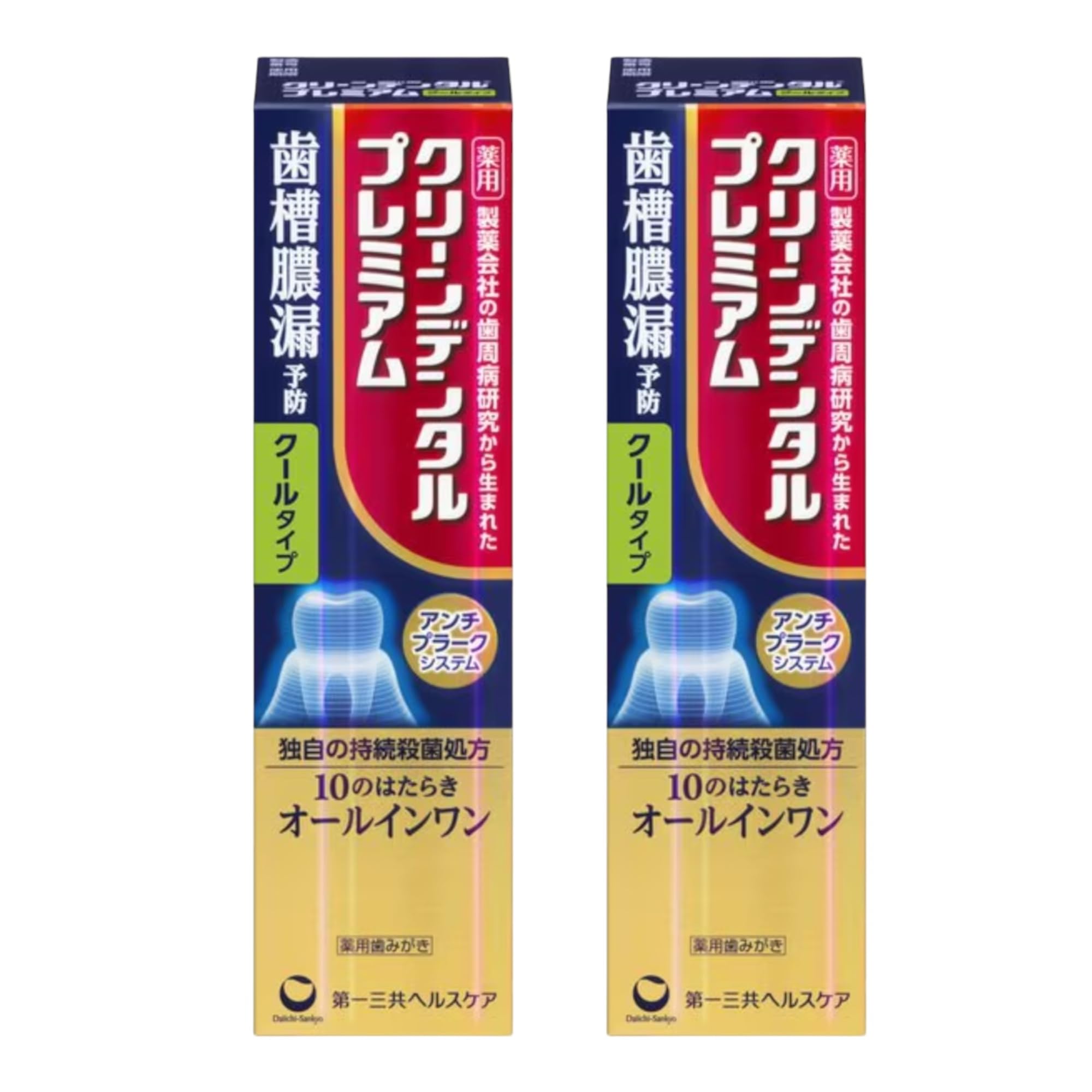 

Clean Dental Premium Cool Type 100g x 2