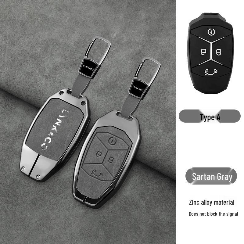 Lynk & Co 03 Schlüsselhülle für Advanced Hatchback mit Herren-Emp-Tasche, Schale und Schnalle