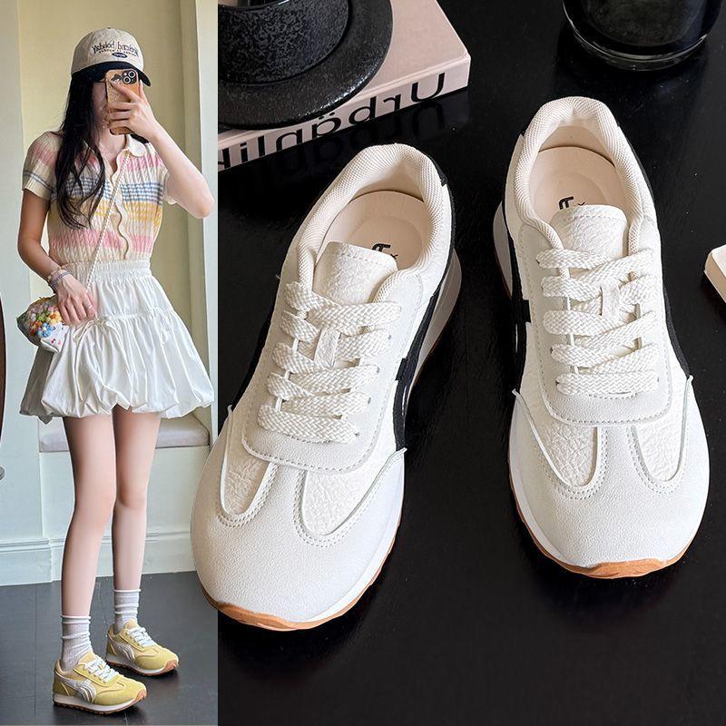 Popular Moral Training Shoes Casual Sports Shoes Women's 2025 Autumn Thin Mesh Breathable Running Forrest Gump Shoes Wear-resistant Board Shoes