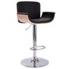 Day and Night - Day and Night Black Synthetic Leather Kitchen Stool