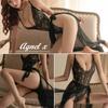 Sexy X028 [Agnel x] Lingerie, Innerwear, Underwear, Nightwear, See-through One-piece Set, Women's (Black, Free)