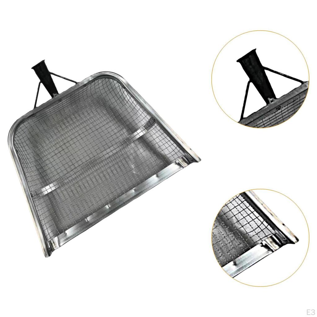 Landwirtschaftliches Sieb aus Metallgitter, Werkzeug mit Schraubanschluss, vielseitig,