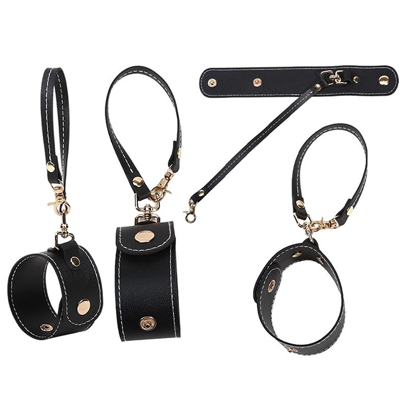 Trendy Solid Color Pu Leather Glove Scarf Holder Strap Outdoor Travel Hat Clip Portable Multifunctional Towel Storage Clip