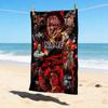 Custom Name Nightmare Alley Stylish Digital Printing Beach Towel Quick‑Drying Absorbent Blanket for Beach Pool Gym Travel