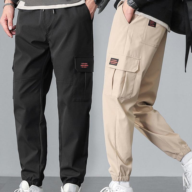 Buy Men Elastic Feet Hip Hop Cargo Pants Street Fashion Harem Pants