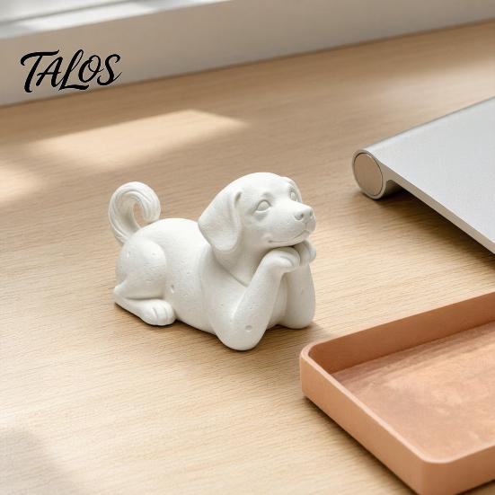 3D Printed Dog Figurine, Cute Puppy Figures, Small Animal Figurines, Realistic Detailed Puppy Statue for Dog Lovers