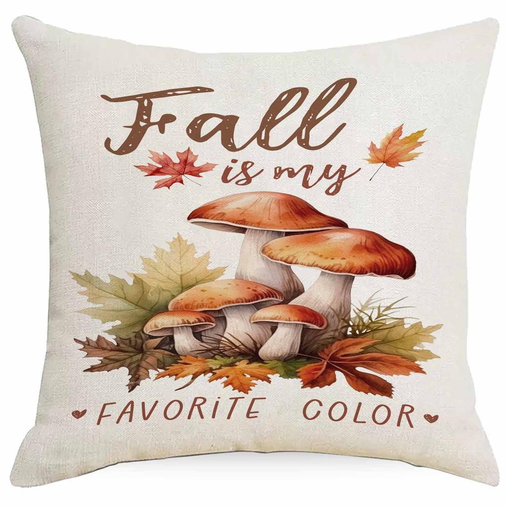 Neuer Thanksgiving Herbst Ahornblatt Kissenbezug Wohnzimmer Kissen Schlafzimmer Kissen Herbst Heimdekoration Sofa