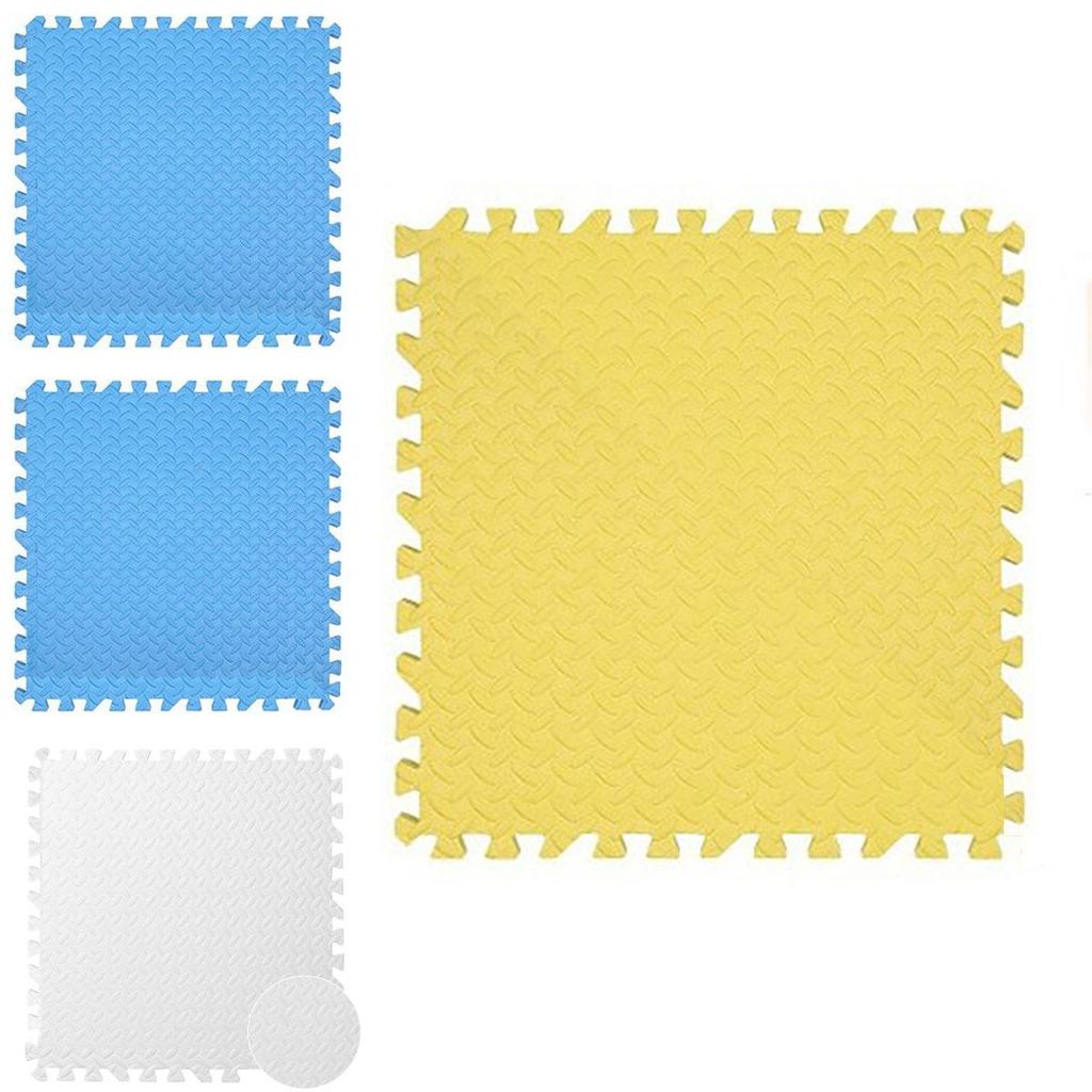 10pcs Eva Foam Mat Soft Floor Tiles For Kids Playrooms And Gym Activities 12mm Thick