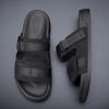 2025New Men's Slippers Outdoor Casual Sports Sandals Summer  Breathable Flat Slippers for Men Non Slip Beach Shoes Slide