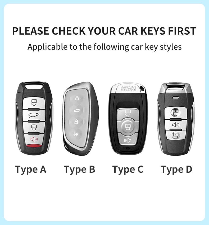 2023 Hongqi H5 Key Cover for HS5, HS7, H9, EQM5 - High-End Car Shell Buckle