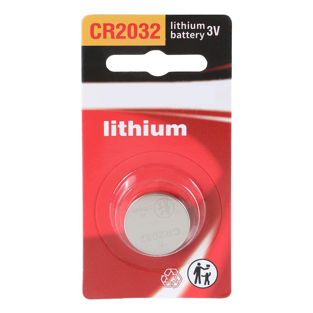 CR2032 3V Lithium Button Cell Battery Coin Cell for Watches Temperature Sensors Water Bottles Remote Controllers Toy