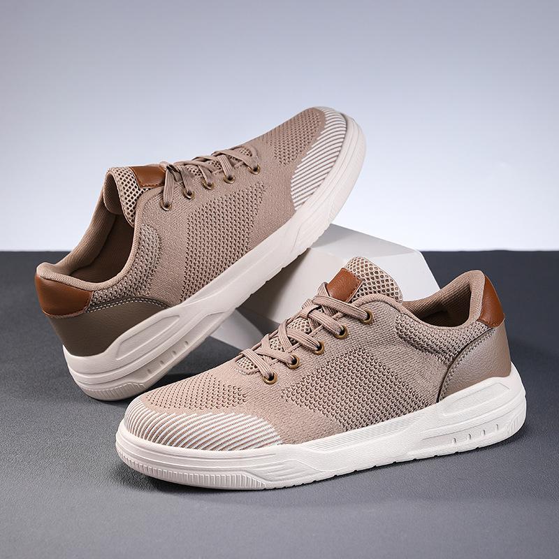 Spring and Autumn New Breathable Casual Shoes, Running Shoes, Lightweight Fly-Woven Sneakers