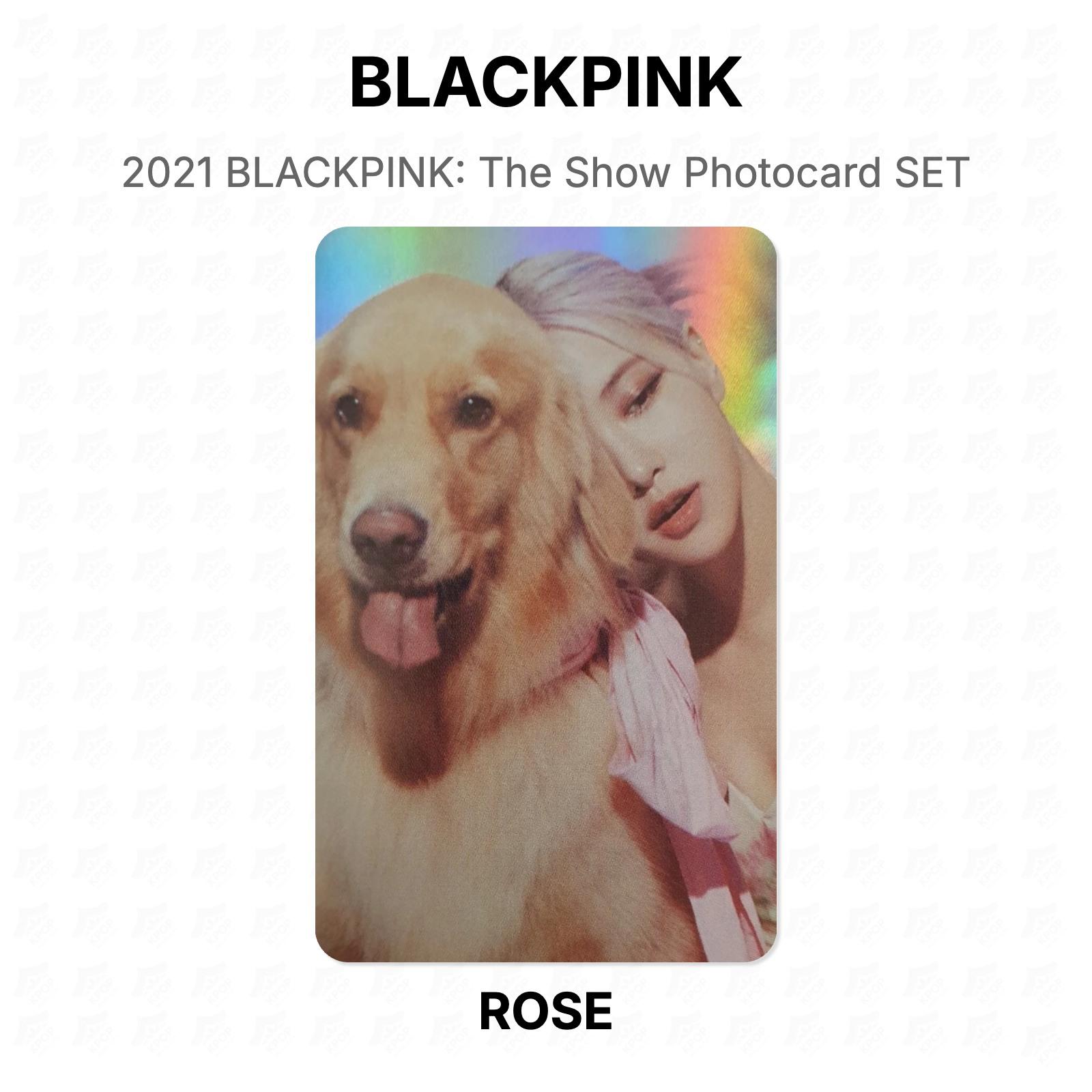 BLACKPINK 2021 BLACKPINK: Набор фотокарточек с шоу Официальная фотокарточка ROSE 02