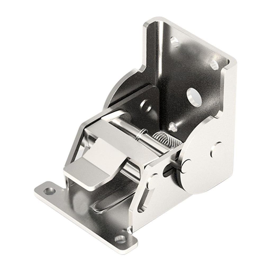 Upgrades Locking Folding Hinges 90 Degree Foldable Support Shelf Brackets for Table Bed Legs & Workbench Expansion