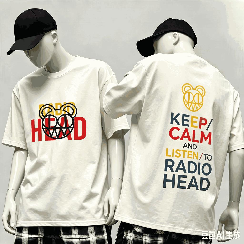 Radiohead For Fan Gift Tshirt Unisex Unisex Harajuku Oversized Unisex Short Sleeve Streetwear High Quality Couples Classic Soft Tee