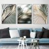 Nordic Wall Art Golden Palm Leaf Plant Canvas Painting Print Poster Botanical Scandinavian Decoration Picture Artwork Home Decor