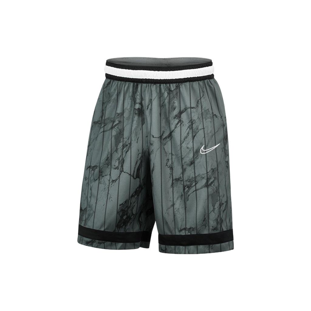 Nike Ink Line Design Elastic Waist Sports Basketball Shorts Men Bottoms Gray DD0566-084