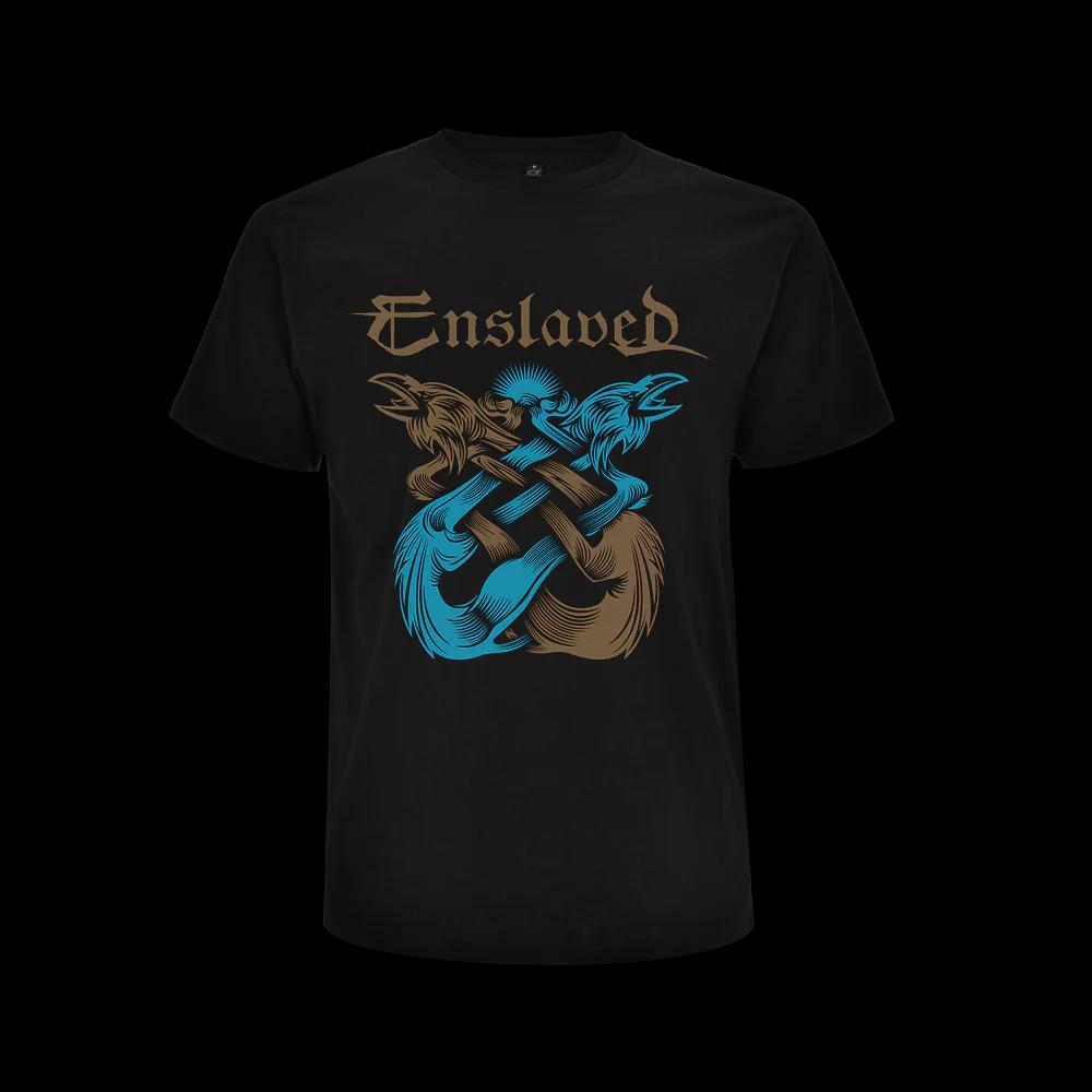 Enslaved Frost Rock Band Casual Tshirt Luxury Brand for Men and Women Top  2026