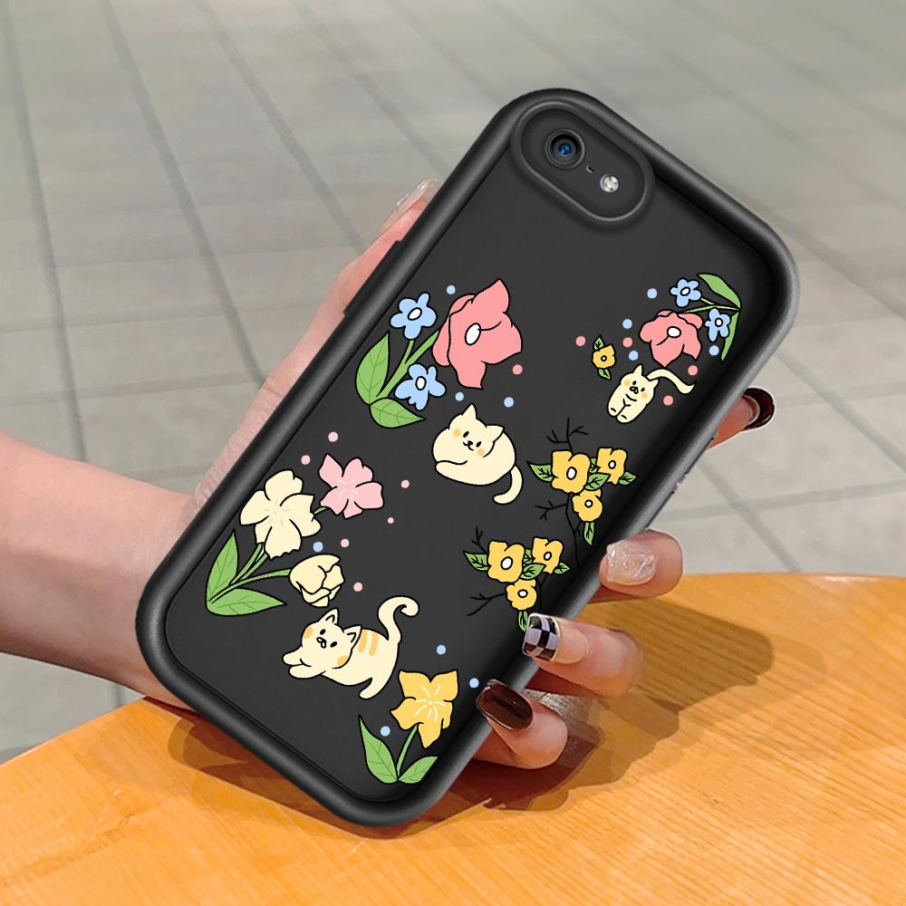 Soft Silicone Square Ladder Printing Pattern Phone Casing Full Cover Camera Shockproof Protection Rubber Case for iPhone Infinix Tecno OnePlus