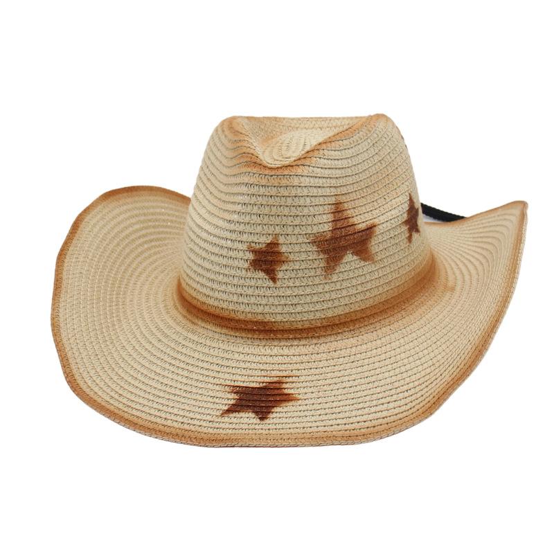 Summer Scenic Spot Oversized Brim Sunshade Straw Hat Versatile Black And White Sunscreen Sunshade Beach Sun Hat
